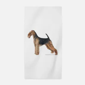 Airedale Terrier Beach Towel