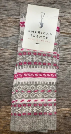 American Trench | Women's Fair Isle | Grey