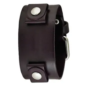 Dark Purple Leather Ladies Cuff PUGB