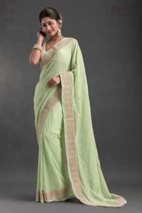 Hiptage - Exclusive Chiffon Georgette Saree