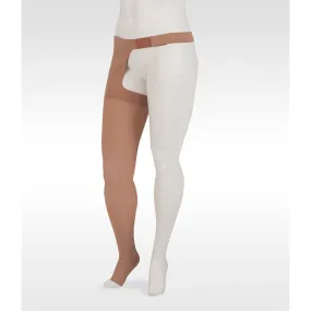 Juzo Dynamic Thigh High 40-50 mmHg w/ Hip Attachment, Open Toe