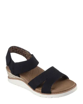 Skechers Bobs Arch Fit Beach Kiss Growl Power Black Sandal