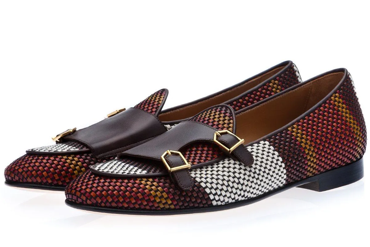 TANGERINE 7 TETRIS BROWN BELGIAN LOAFERS